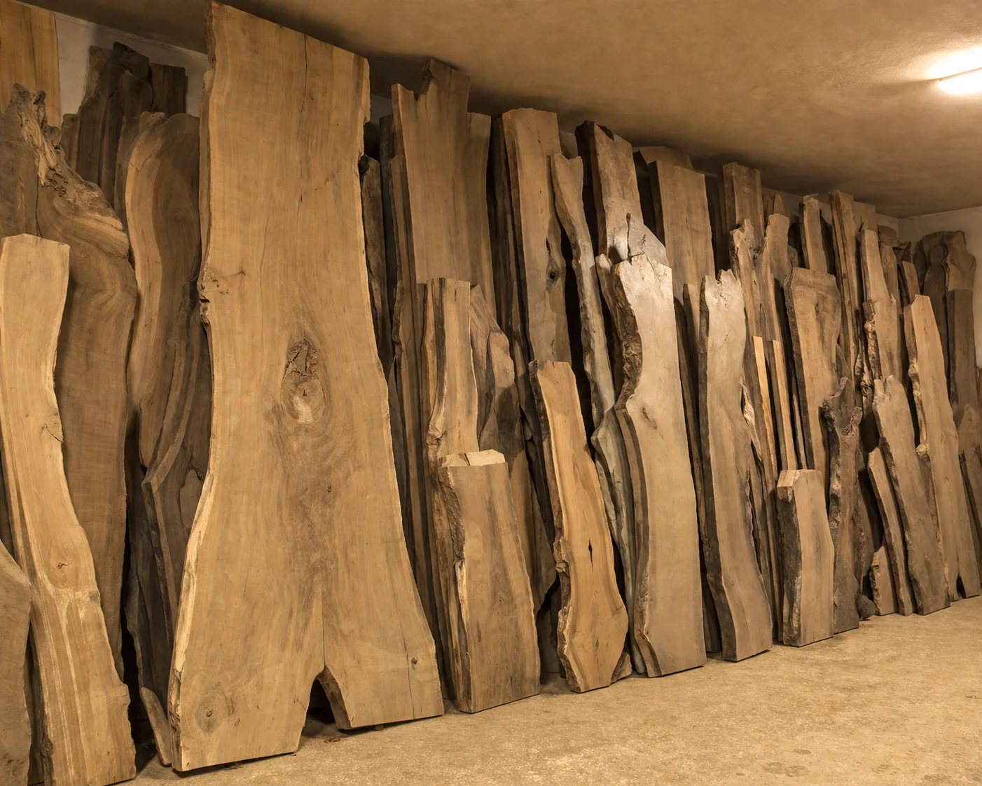Solid hardwood material selection for hospitality furniture