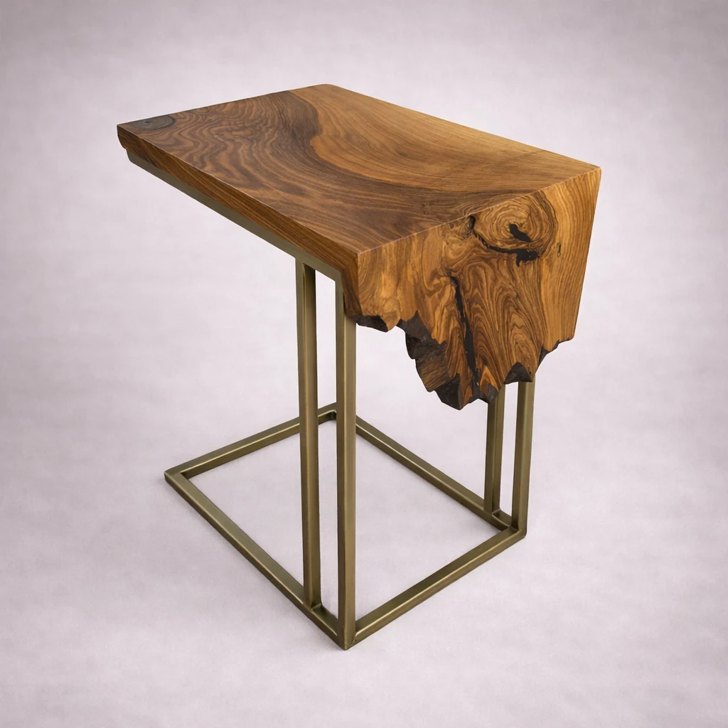 Aid Side Table by Woodine