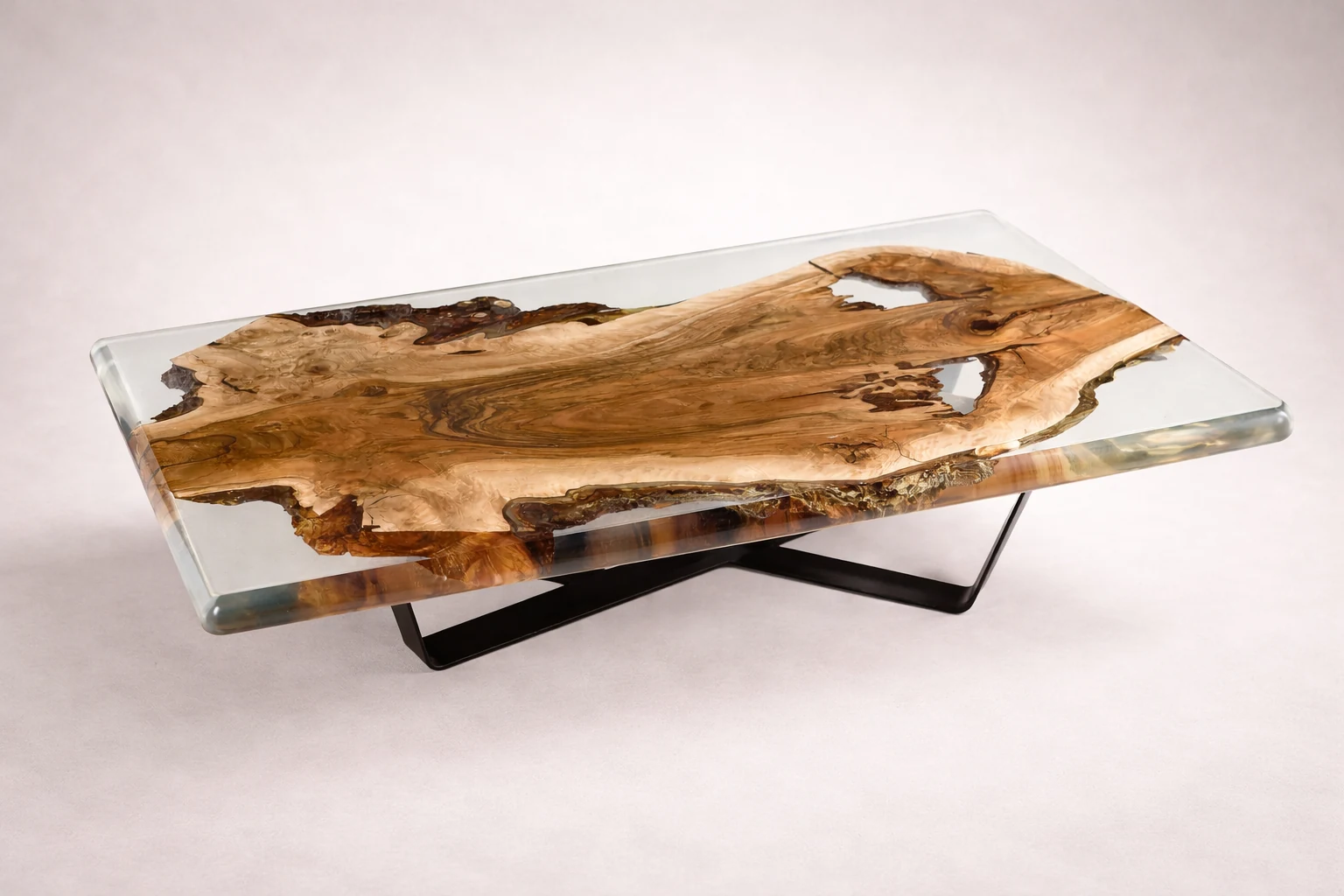 Epoxy Coffee Table by Woodine