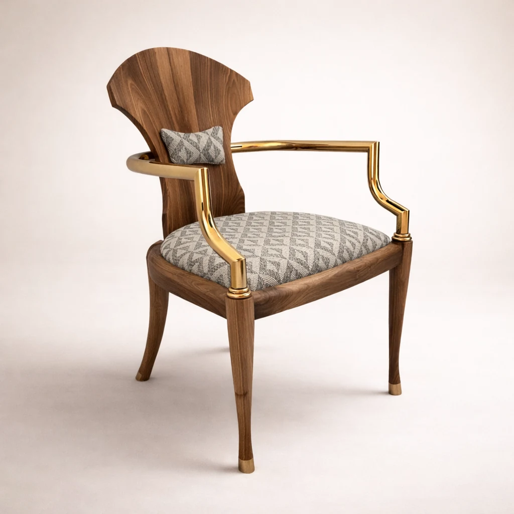 Guena Classic Armchair by Woodine