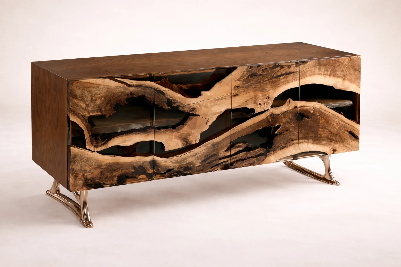 Lara Epoxy Console by Woodine